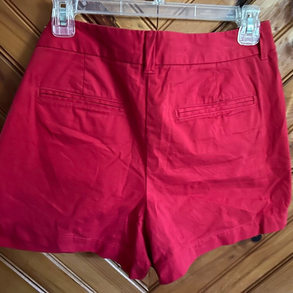Loft Red Shorts - Picture 2 of 3